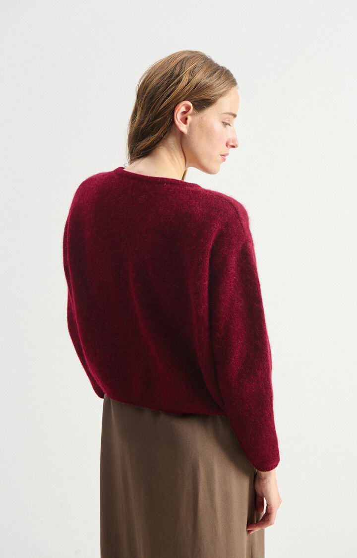 AMERICAN VINTAGE  CARDIGAN VITOW CHERRY MARBLED
