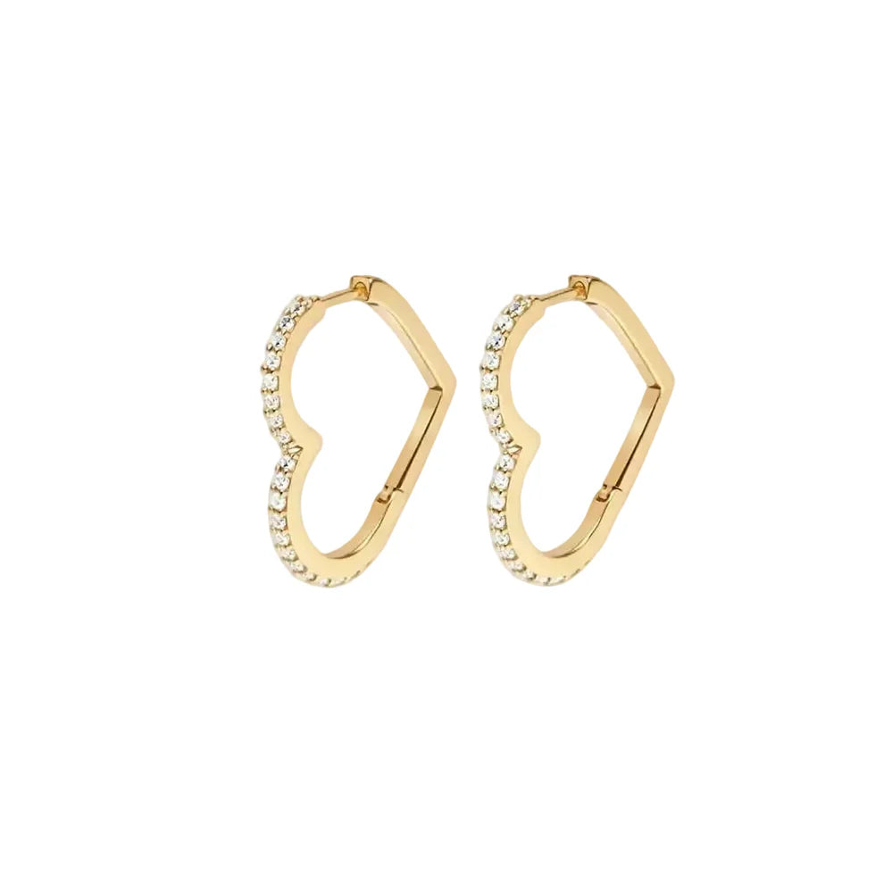 Le Soonar Heart Earrings