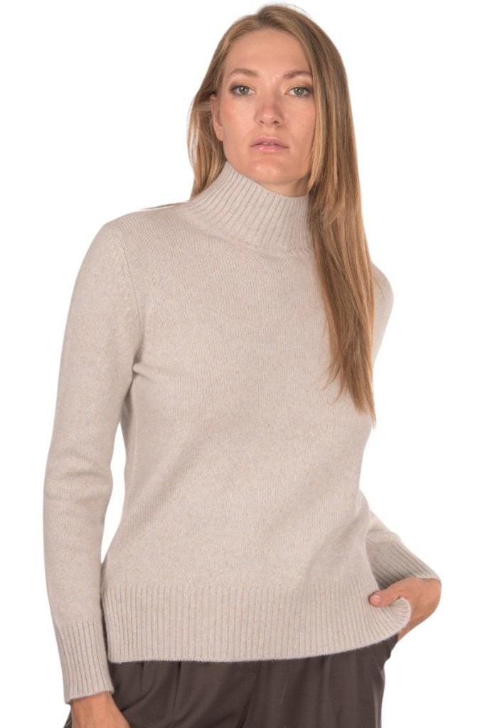 Gran Sasso Cashmere Mock Neck