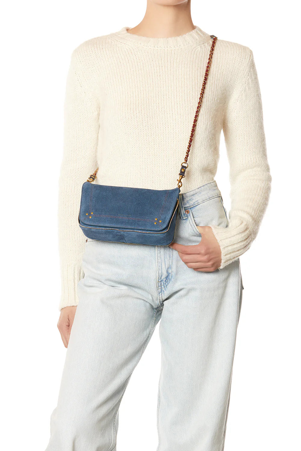Jerome Dreyfuss Bobi S Split Suede Jeans's