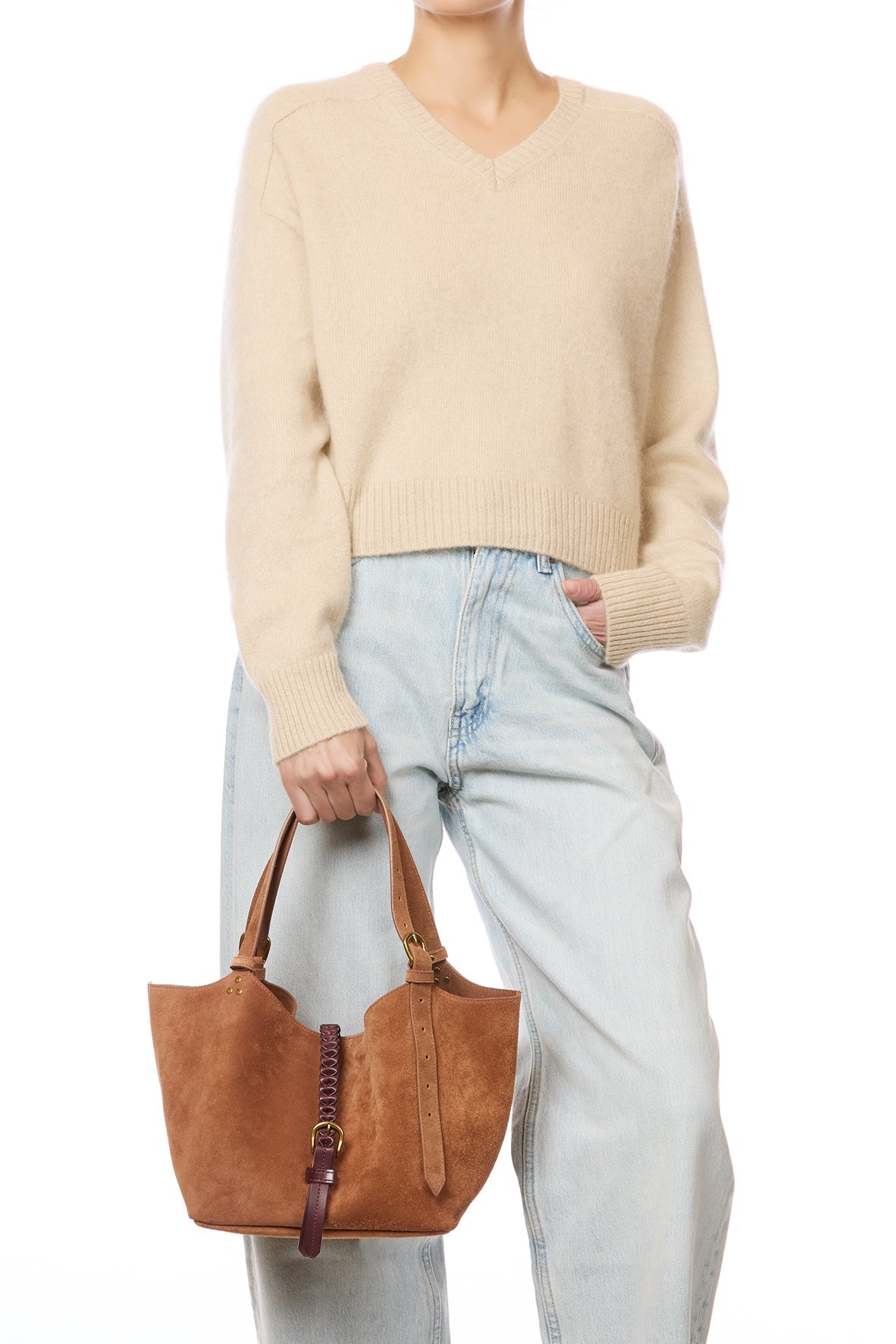 Jérôme Dreyfuss Joseph S Caramel Split Suede