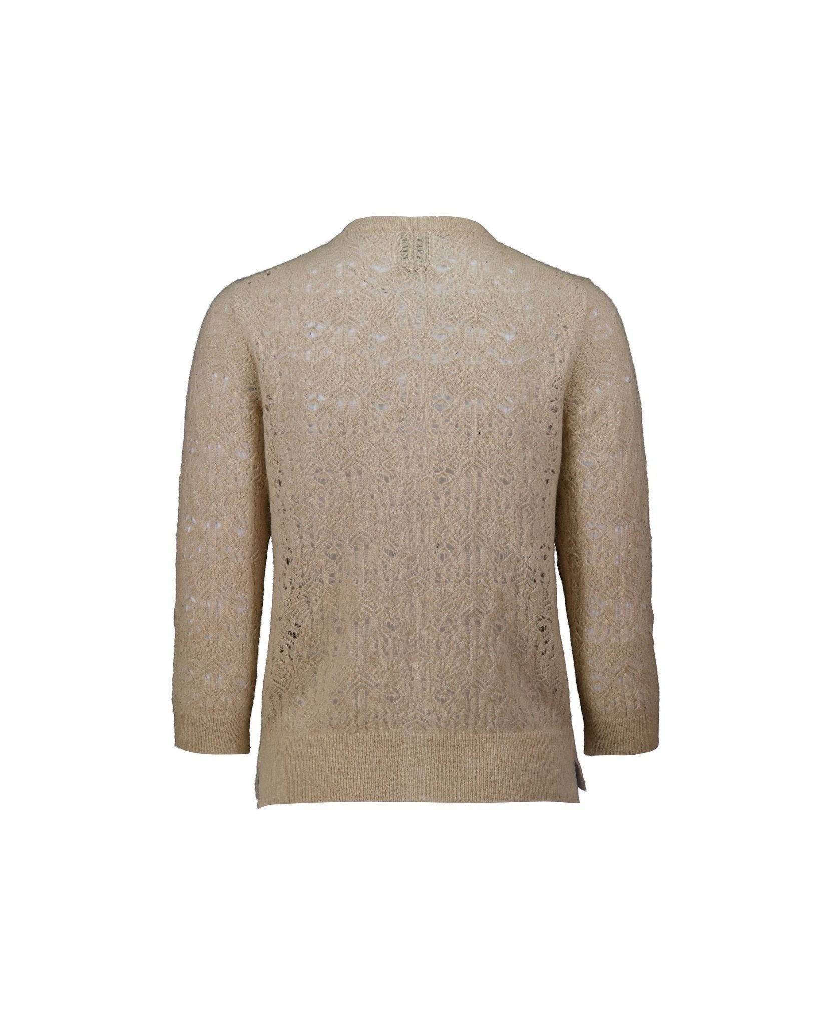 ALLUDE CARDIGAN HULMØNSTER BEIGE - Den Lille Ida - Allude