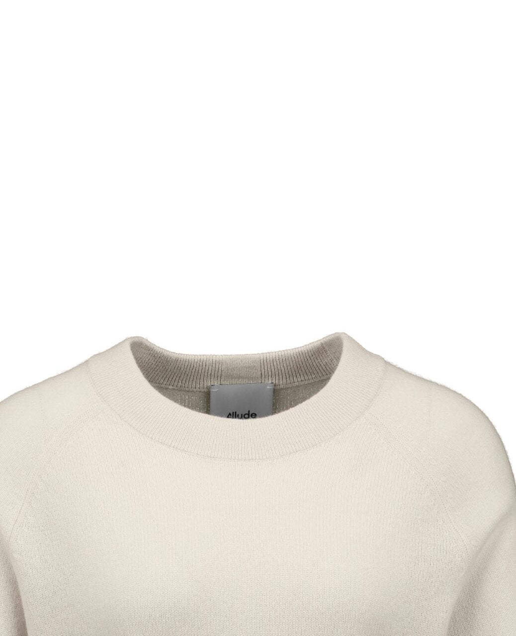Allude Cashmere Roundneck Sweater Cream - Den Lille Ida - Allude