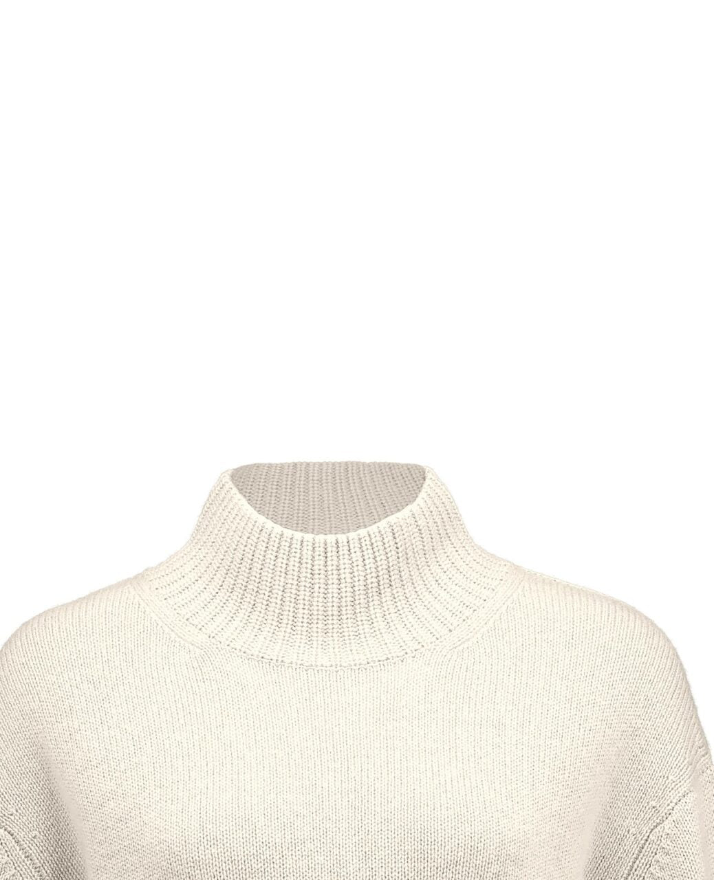 Allude Loose Fit Mock - Neck Sweater - Den Lille Ida - Allude