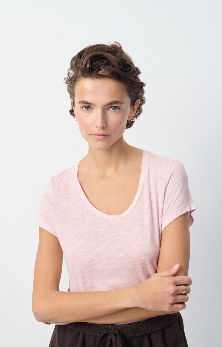 AMERICAN VINTAGE T - SHIRT JACSONVILLE VINTAGE MARSHMALLOW - Den Lille Ida - American Vintage