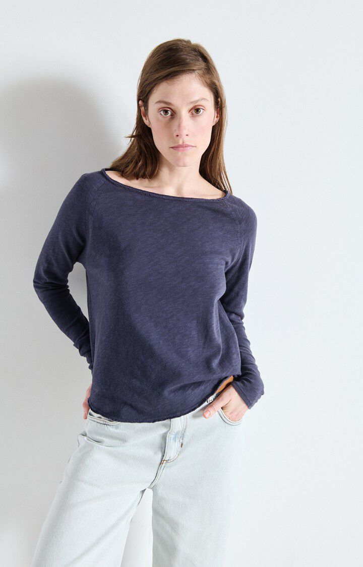 AMERICAN VINTAGE T - SHIRT SONOMA NAVY BLUE VINTAGE - Den Lille Ida - American Vintage