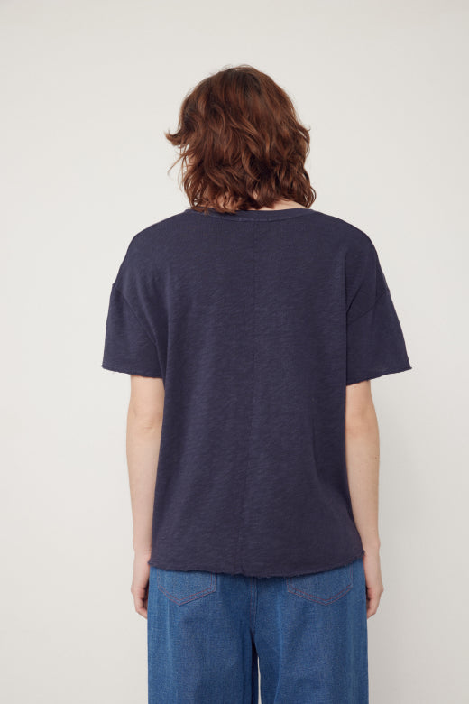 American Vintage Sonoma T-Shirt Vintage Navy Blue - Den Lille Ida