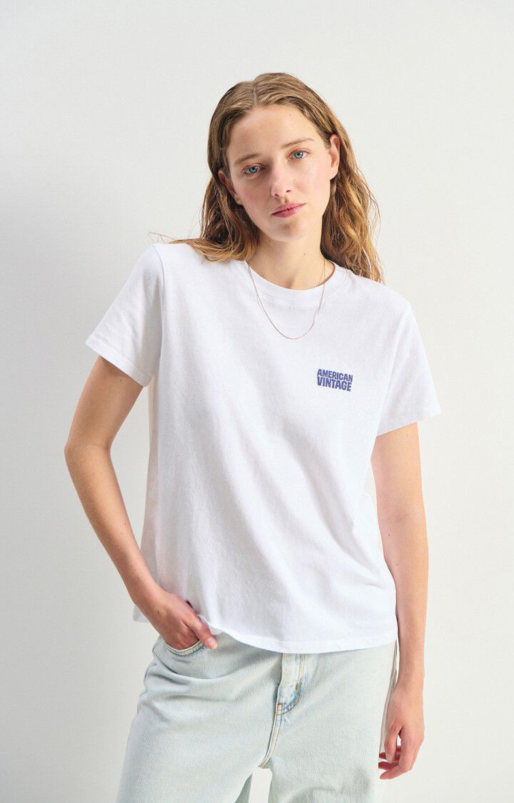 AMERICAN VINTAGE T - SHIRT YKOBOW WHITE - Den Lille Ida - Den Lille Ida