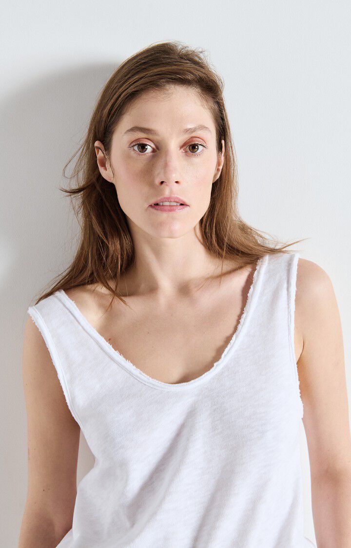 AMERICAN VINTAGE TANK TOP SONOMA WHITE - Den Lille Ida - American Vintage