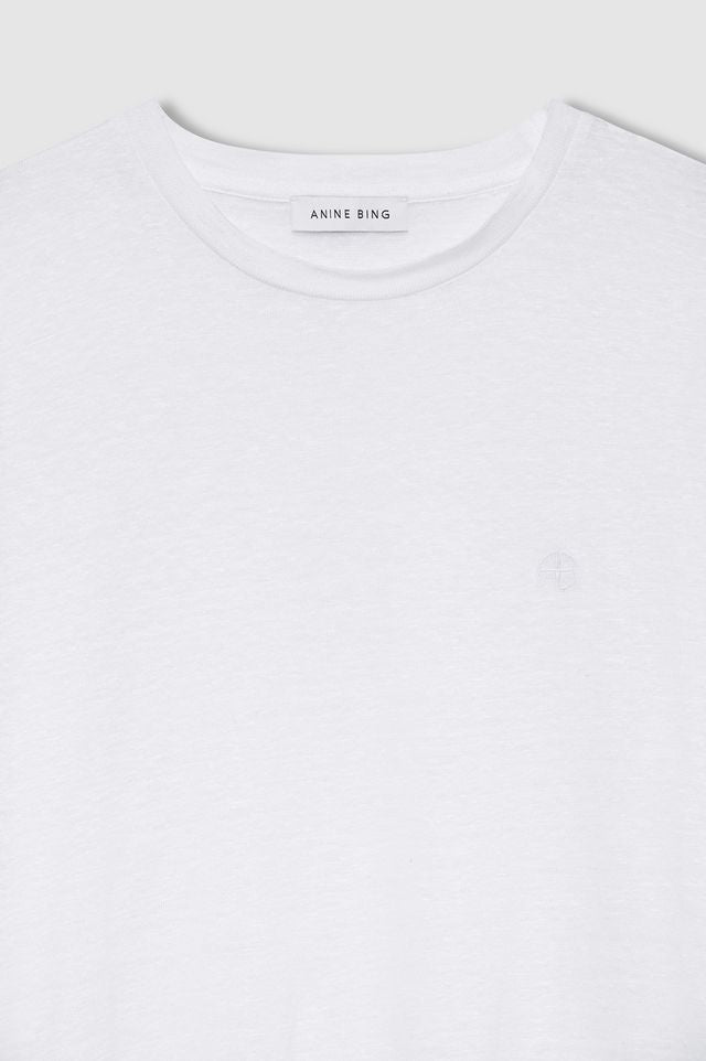 Anine Bing Cade Tee White - Den Lille Ida - Anine Bing