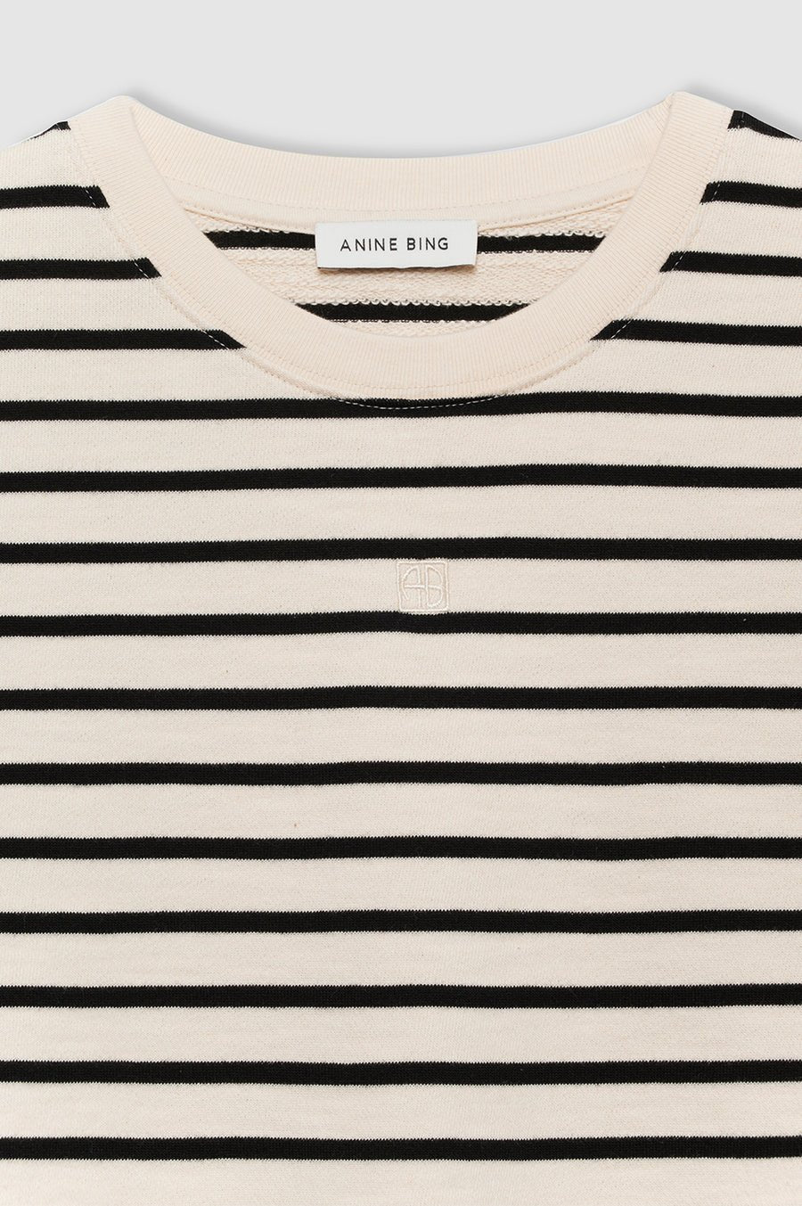 Anine Bing Dean Sweatshirt Black Stripe - Den Lille Ida - Anine Bing
