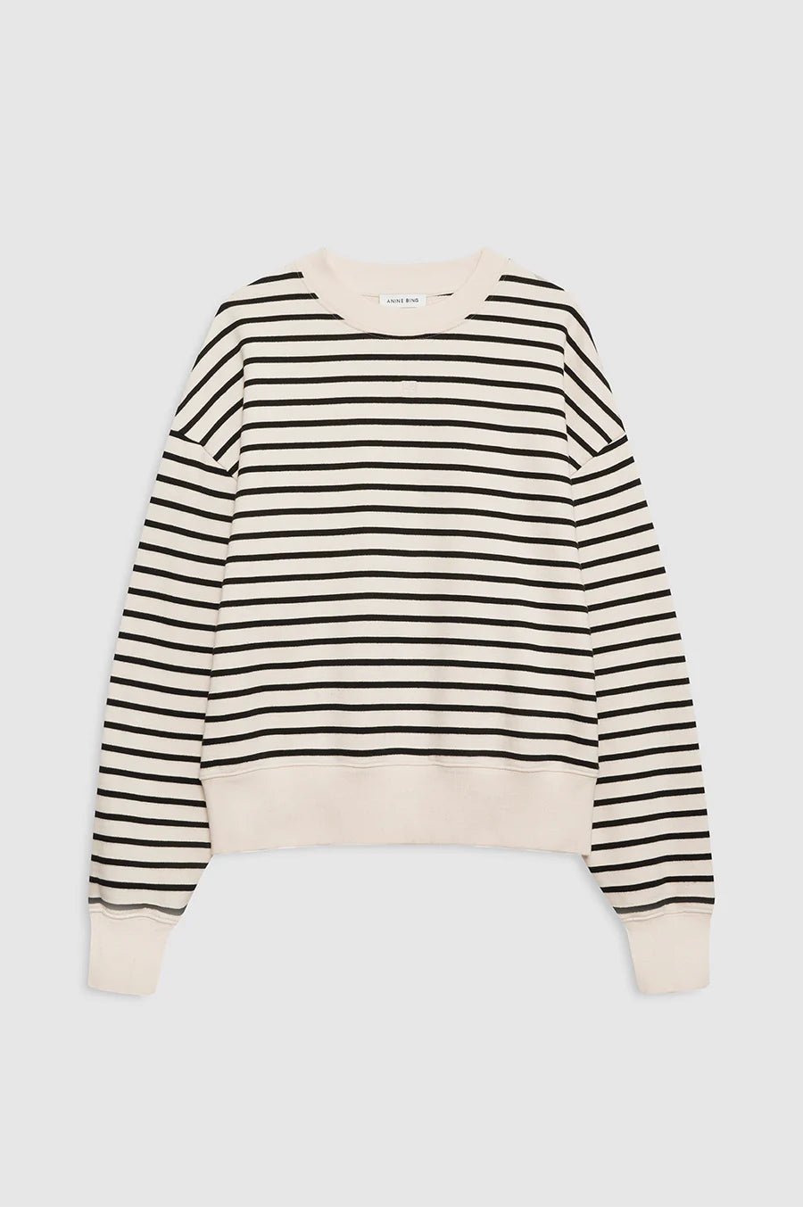 Anine Bing Dean Sweatshirt Black Stripe - Den Lille Ida - Anine Bing