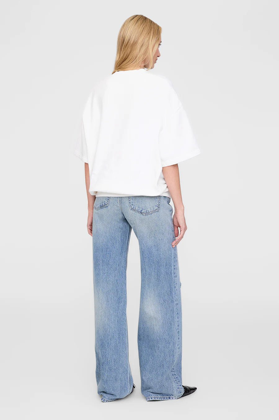Anine Bing Jay Sweatshirt Off White - Den Lille Ida - Anine Bing