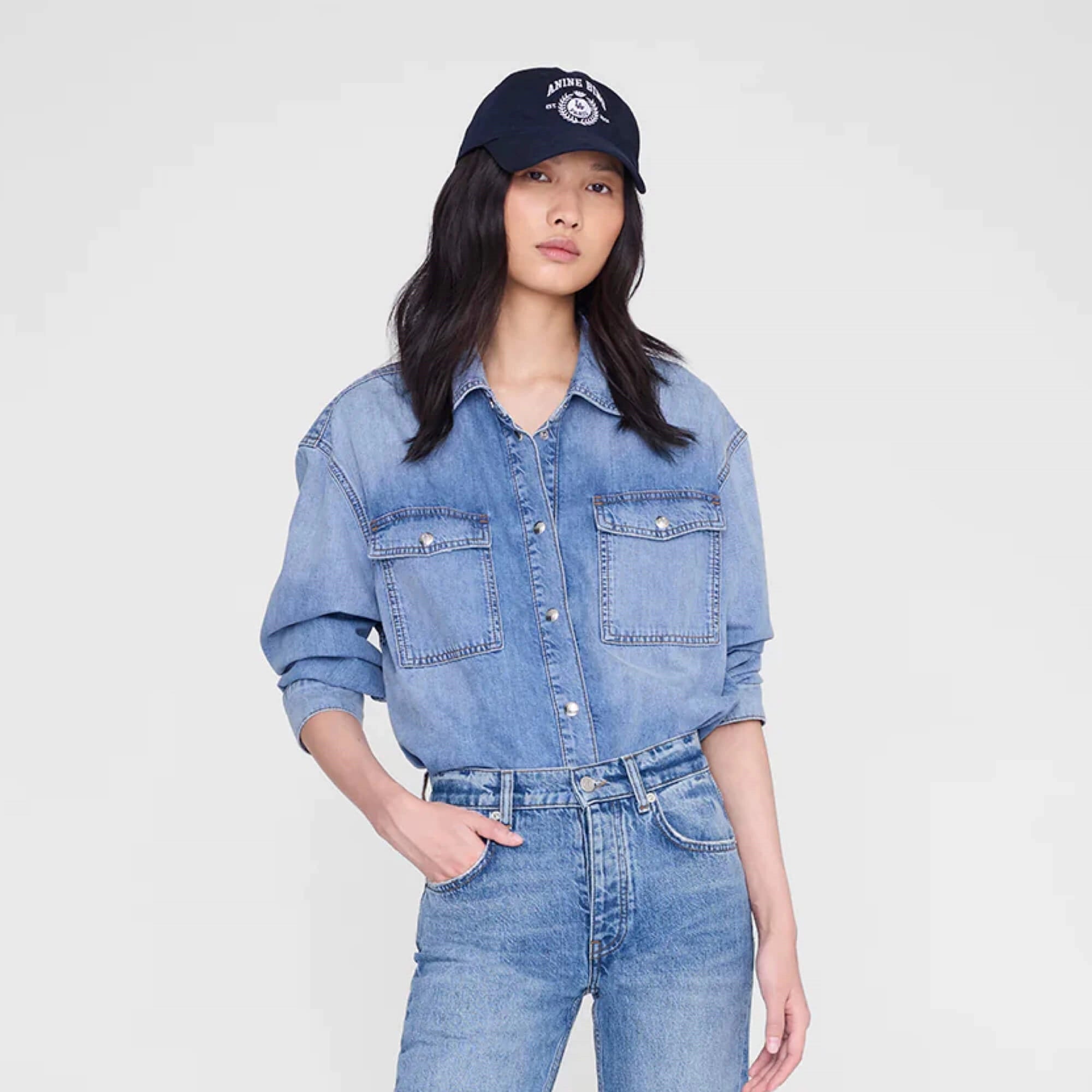 Anine Bing Jeremy Baseball Cap Collegiate Navy - Den Lille Ida - Anine Bing