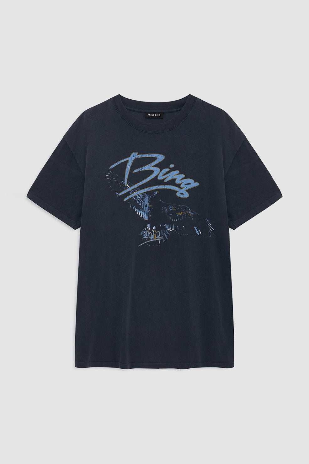 Anine Bing Kent Tee Eagle Vintage Black - Den Lille Ida - Anine Bing