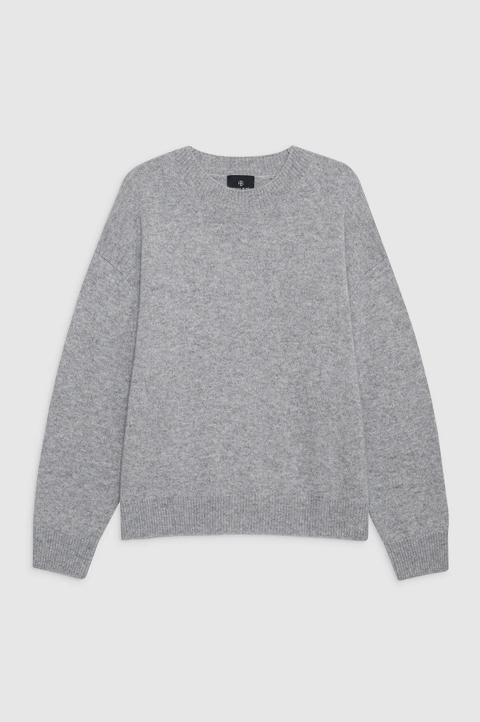 Anine Bing Lee Crew Sweater Medium Heather Grey - Den Lille Ida - Anine Bing