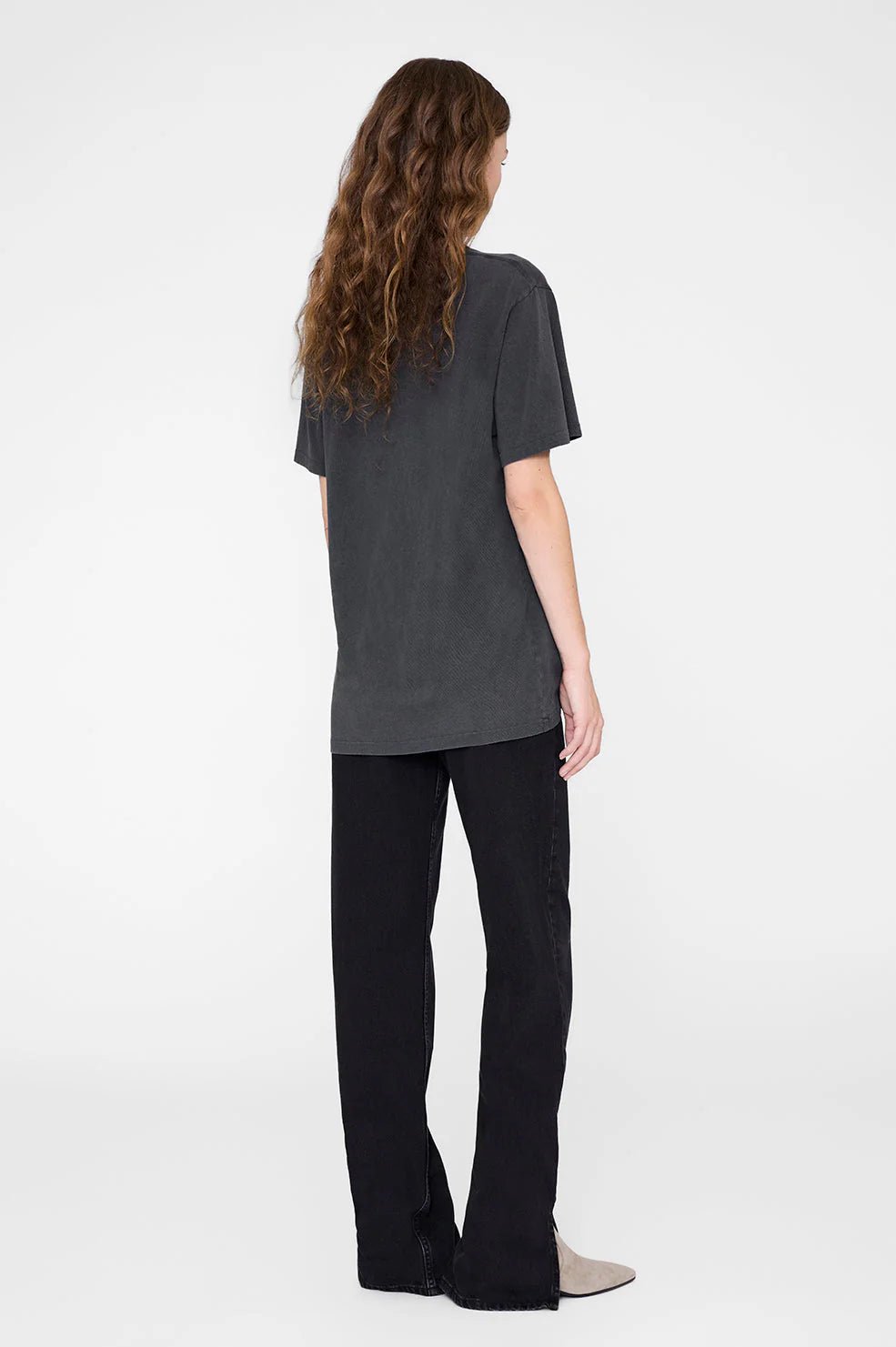 Anine Bing Lili Tee Horse Washed Black - Den Lille Ida - Anine Bing