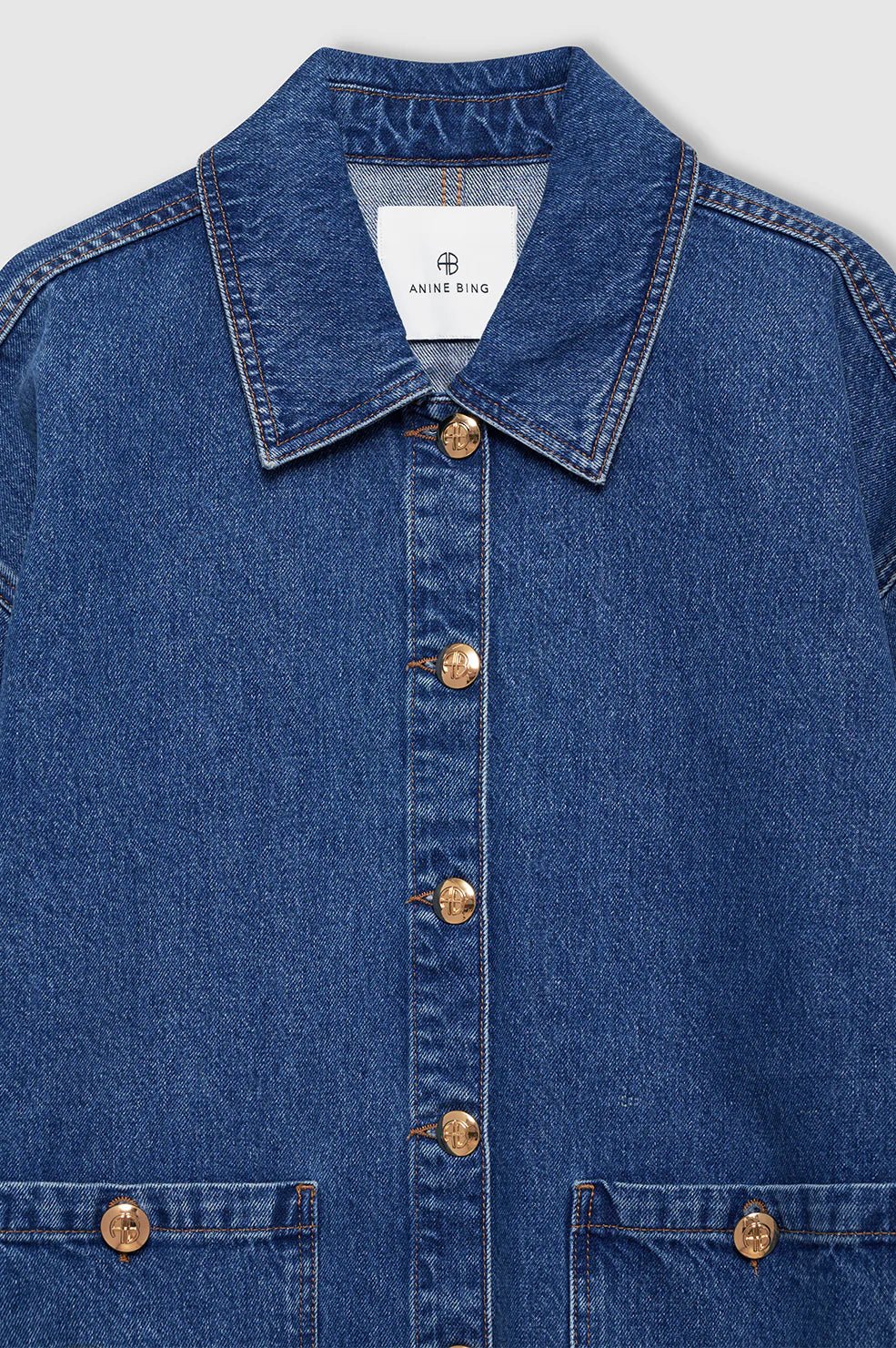 Anine Bing Luca Jacket Clean Indigo Denim - Den Lille Ida - Anine Bing