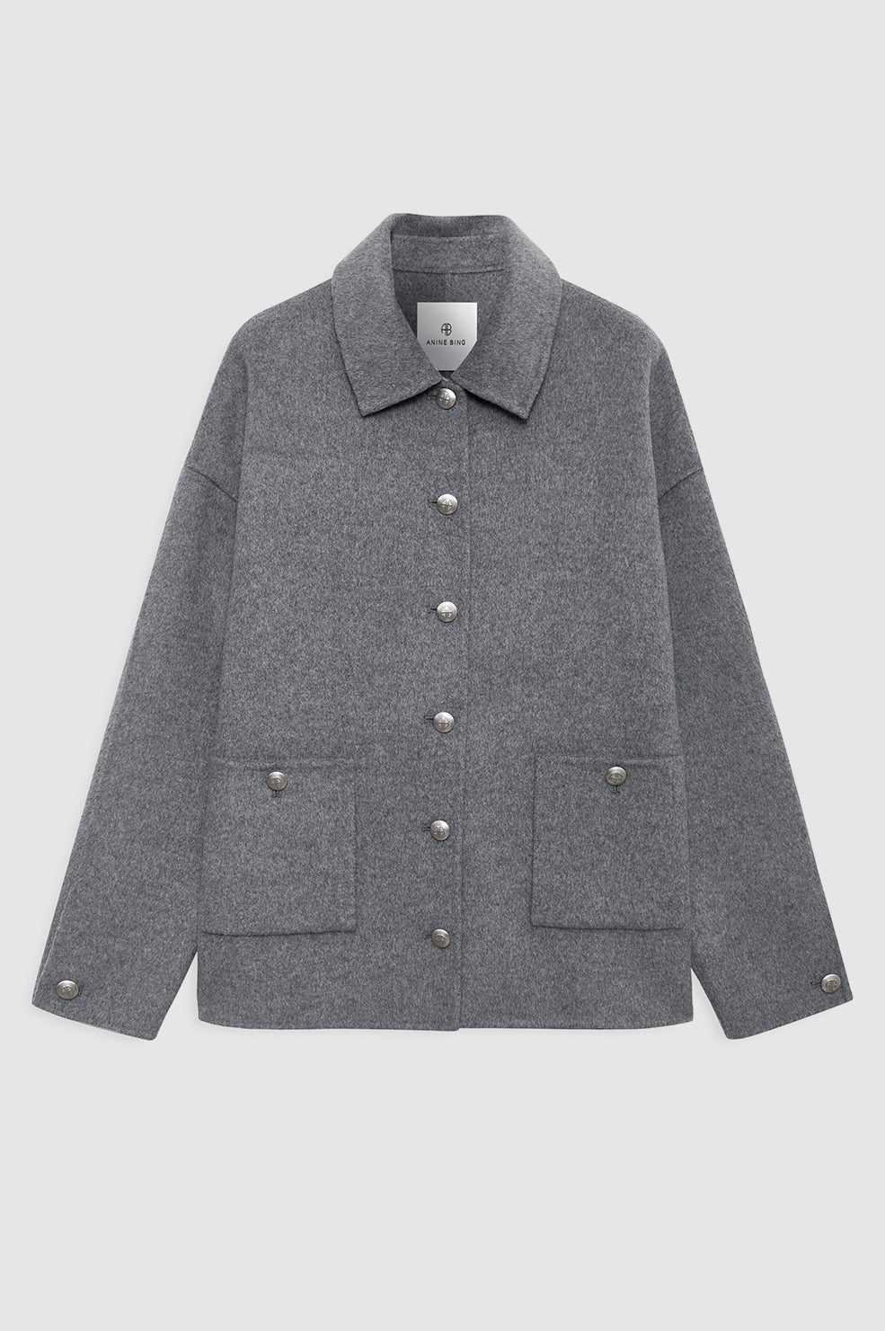 Anine Bing Luca Jacket Heather Grey - Den Lille Ida - Anine Bing