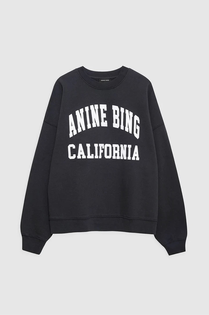 Anine Bing Miles Sweatshirt Vintage Black - Den Lille Ida - Anine Bing