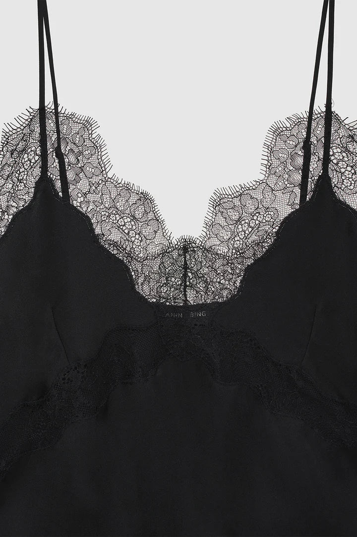 Anine Bing Amelie Camisole Black - Den Lille Ida - Anine Bing
