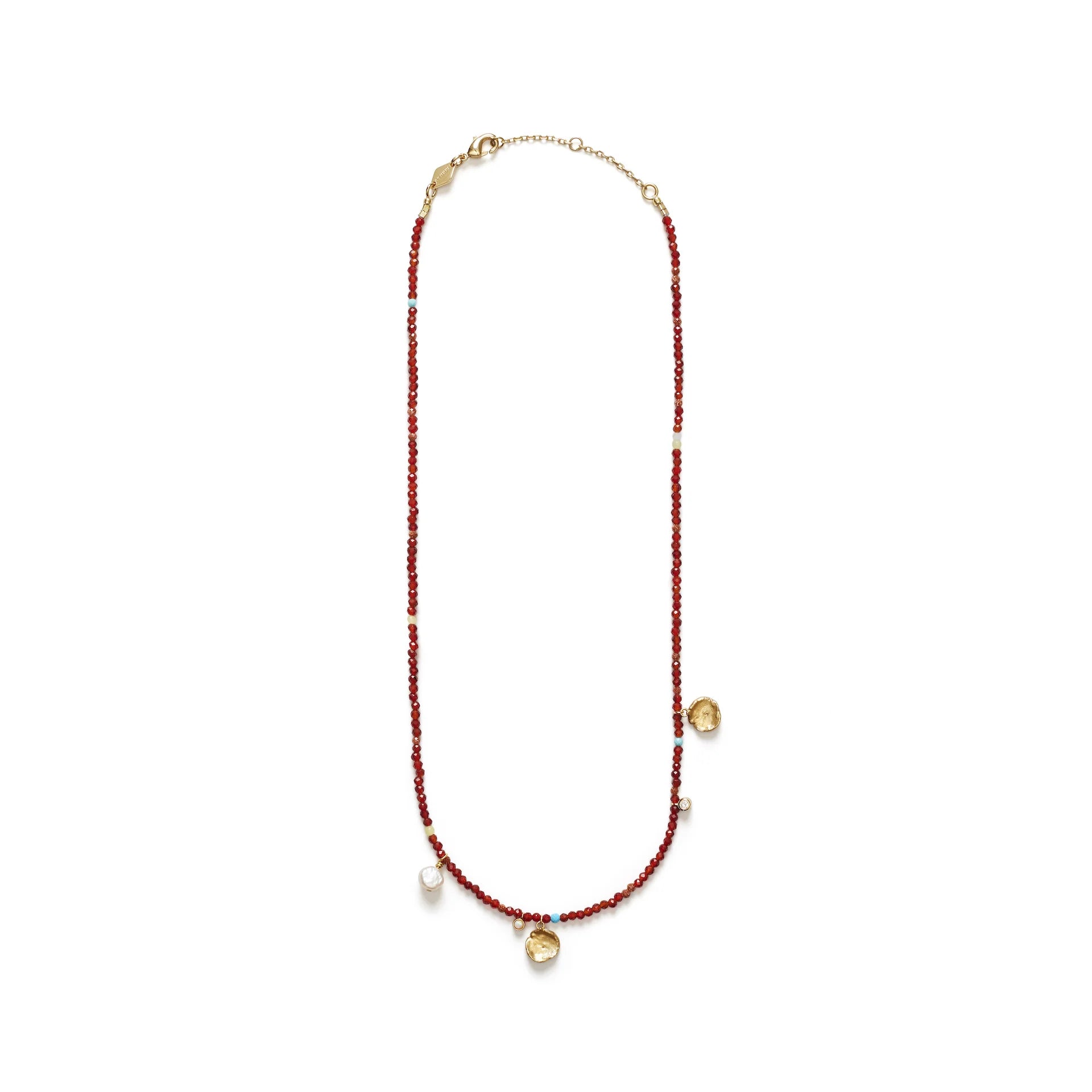 Anni Lu Maroon Harmony Necklace - Den Lille Ida - ANNI LU