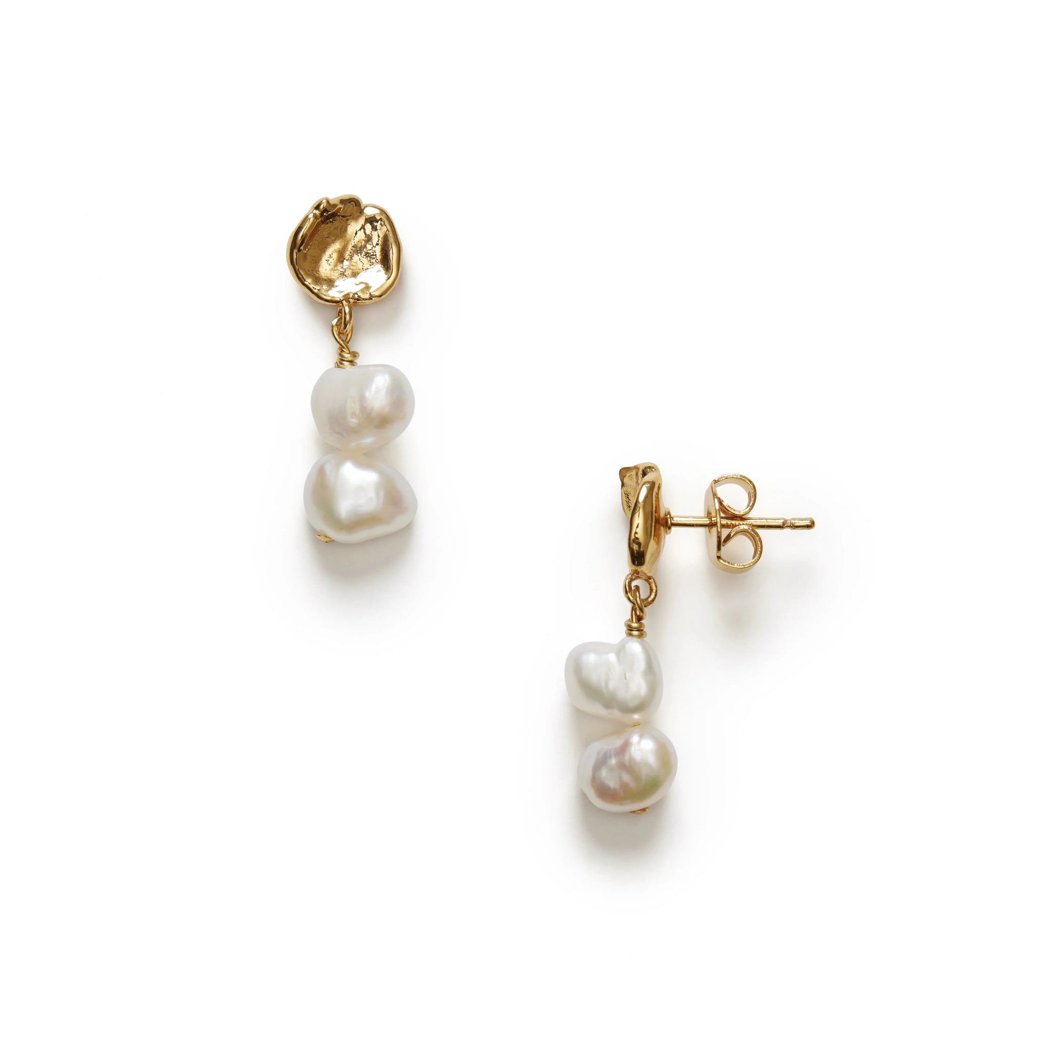 Anni Lu Pearly Drop Earring Short - Den Lille Ida - ANNI LU