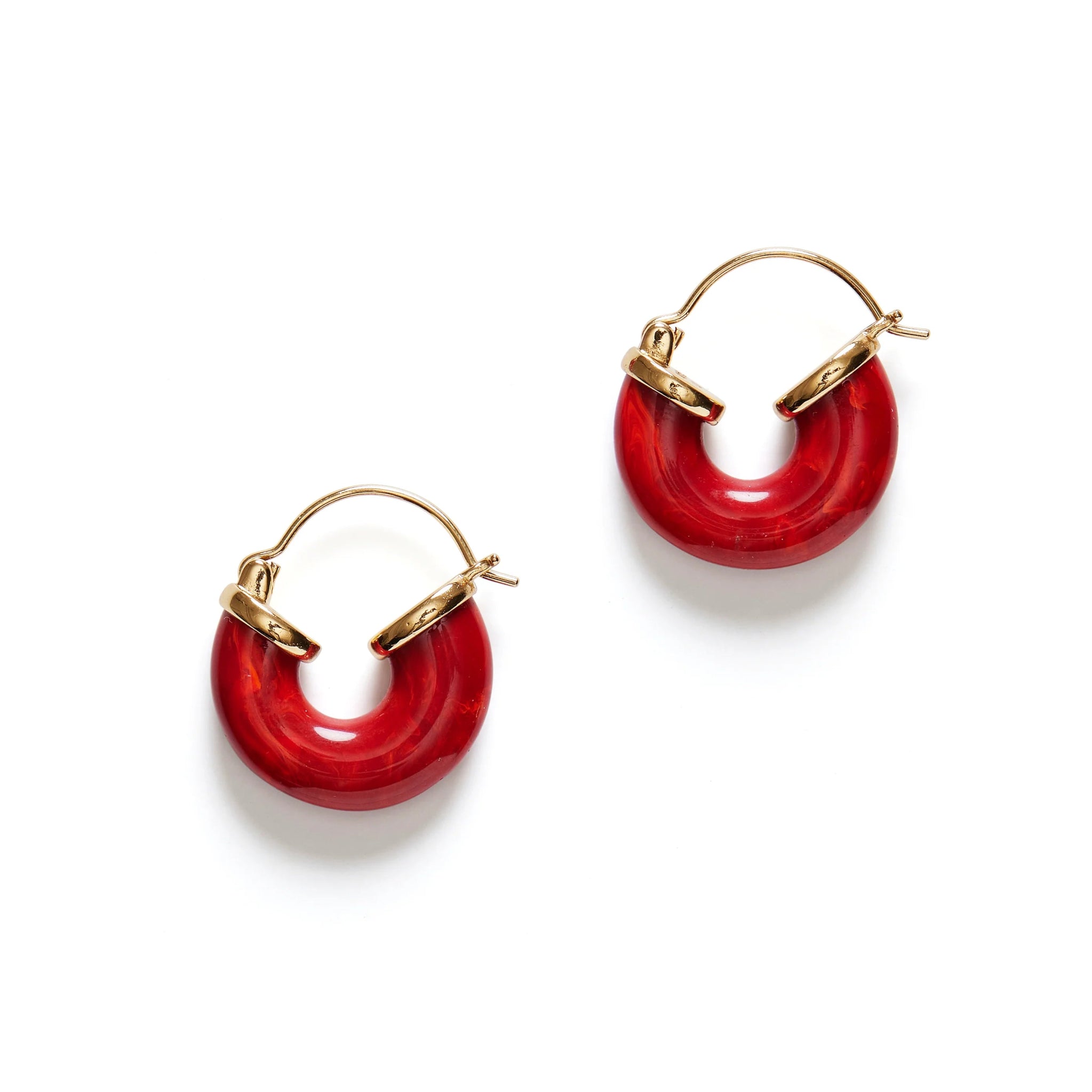 Anni Lu Peit Swell Hoop Bright Red - Den Lille Ida - ANNI LU