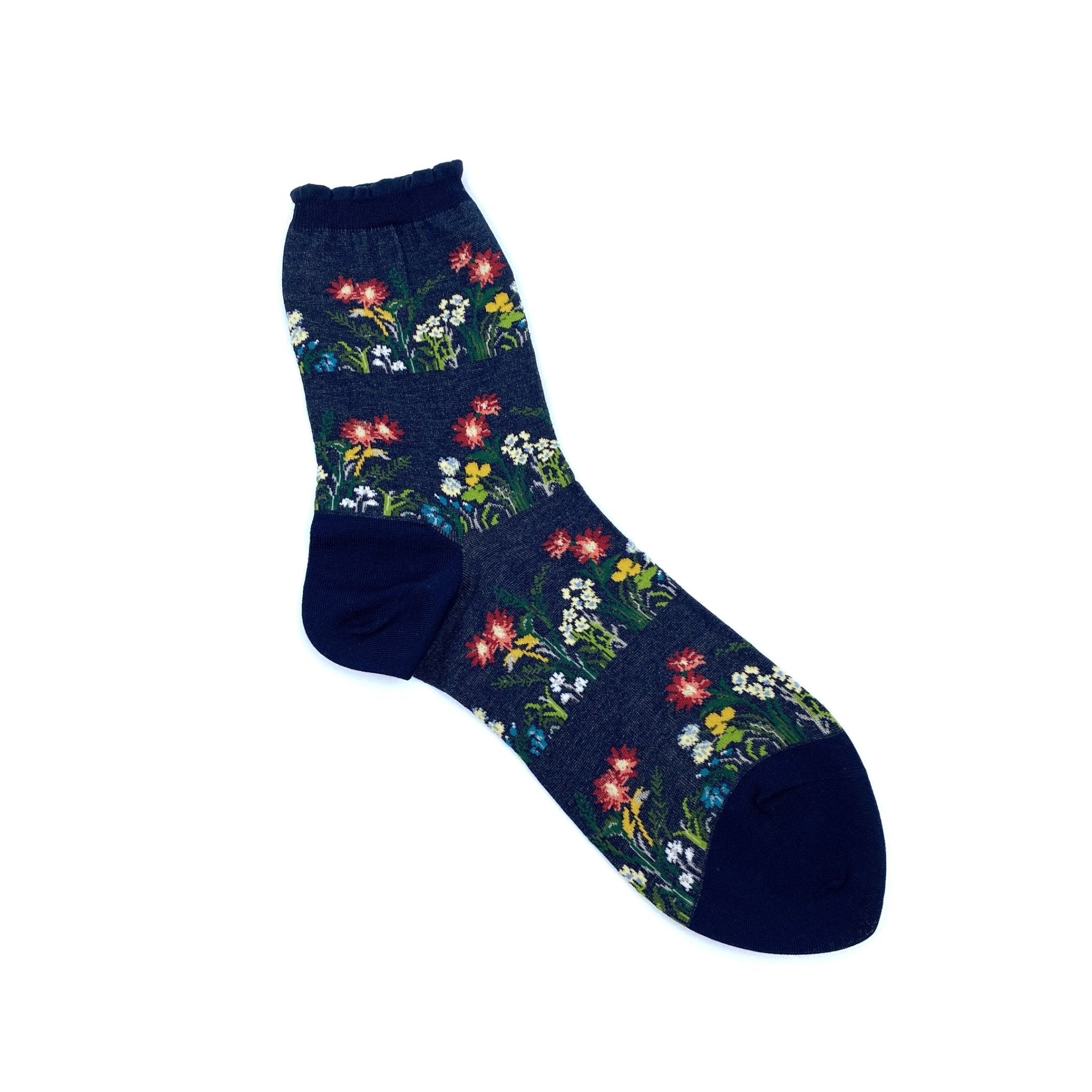 Antipast Socks Wild Flower Navy - Den Lille Ida - Antipast