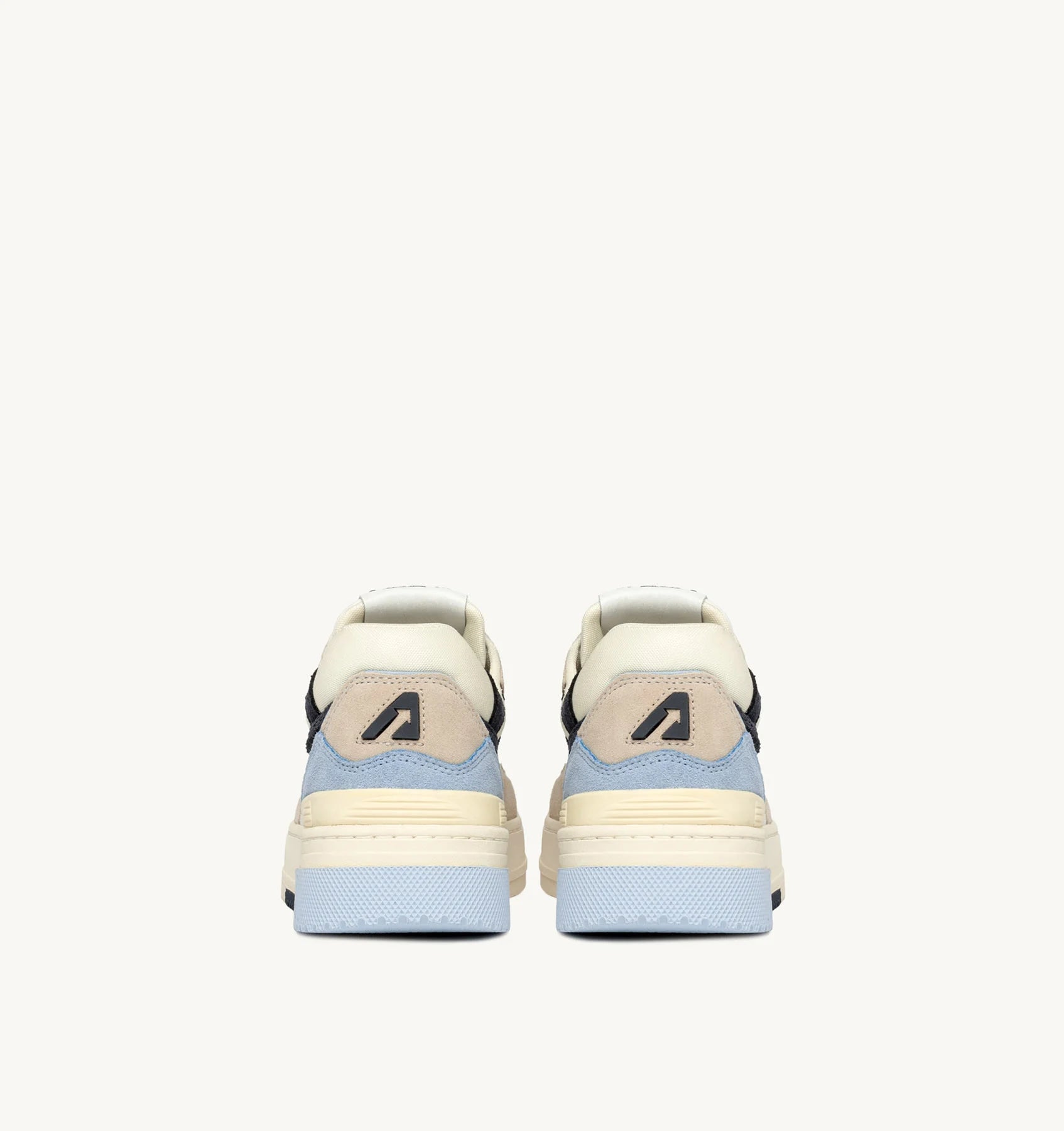 Autry CLC Sneakers in White and Two-Tone Suede - Den Lille Ida - Autry