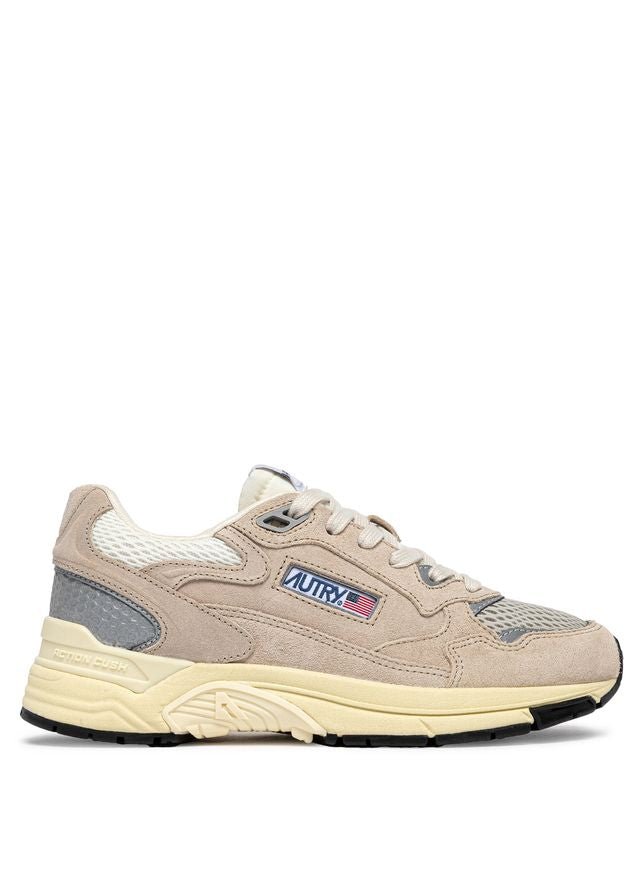 Autry Hyperway Suede Mesh Sand Silver - Den Lille Ida - Autry