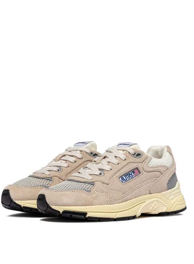 Autry Hyperway Suede Mesh Sand Silver - Den Lille Ida - Autry