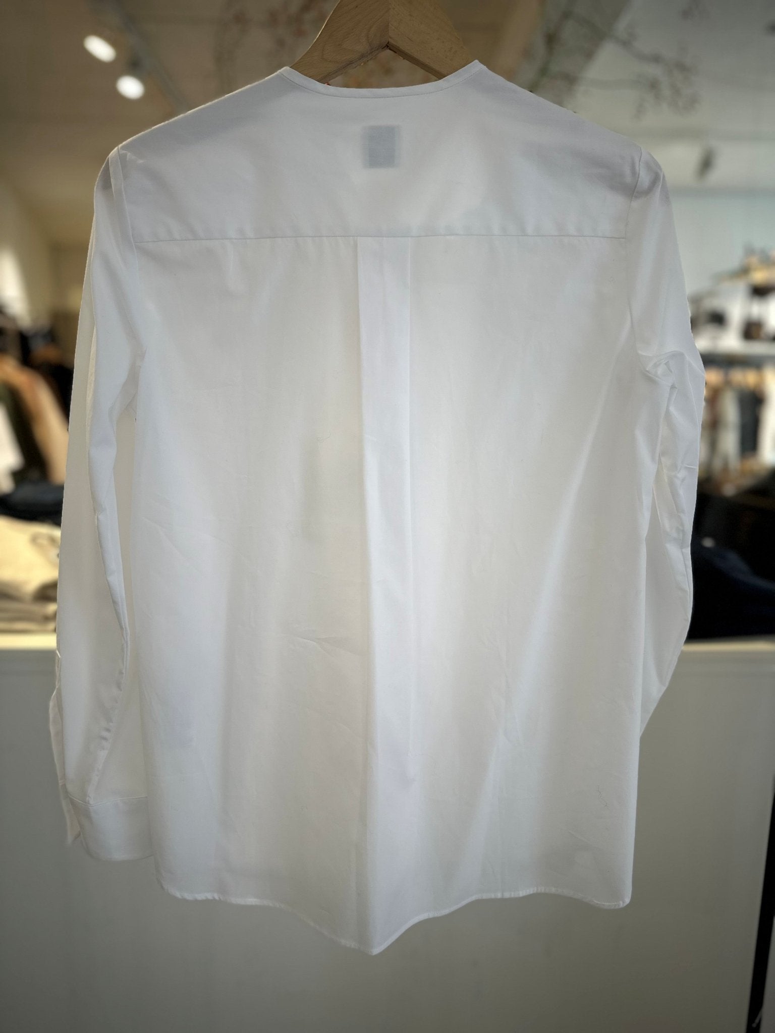 Bagutta Shirt Round Neck Cotton White - Den Lille Ida - Den Lille Ida