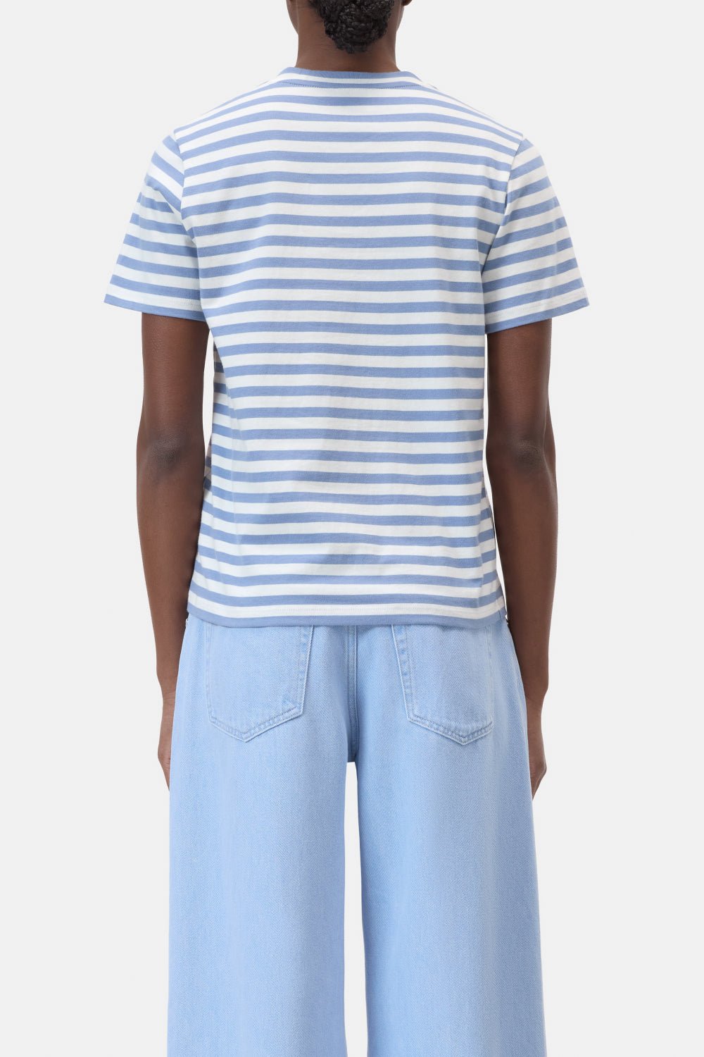 CLOSED BASIC T - SHIRT STONE BLUE - Den Lille Ida - Closed