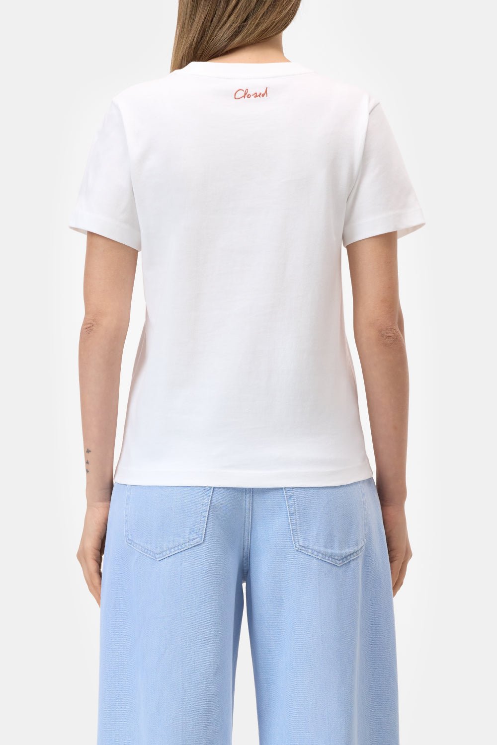 CLOSED BASIC T - SHIRT WHITE CAT - Den Lille Ida - Closed