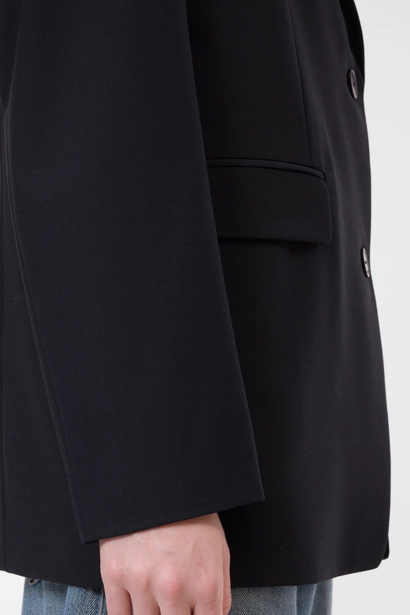 CLOSED BLAZER LOLA LIGHT WOOL BLACK - Den Lille Ida - Closed