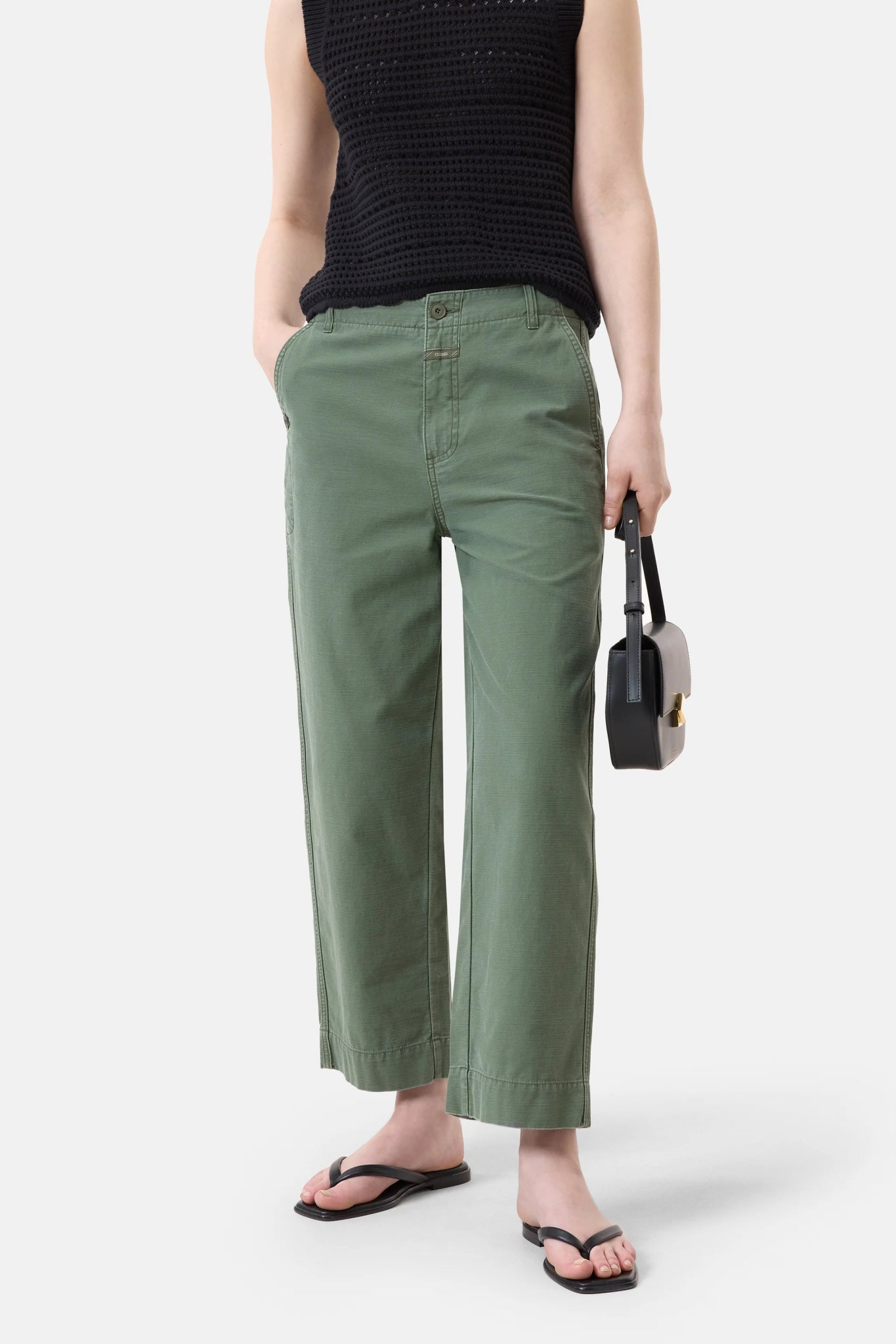 CLOSED CHINOS ROVEA MATCHA GREEN - Den Lille Ida - Closed