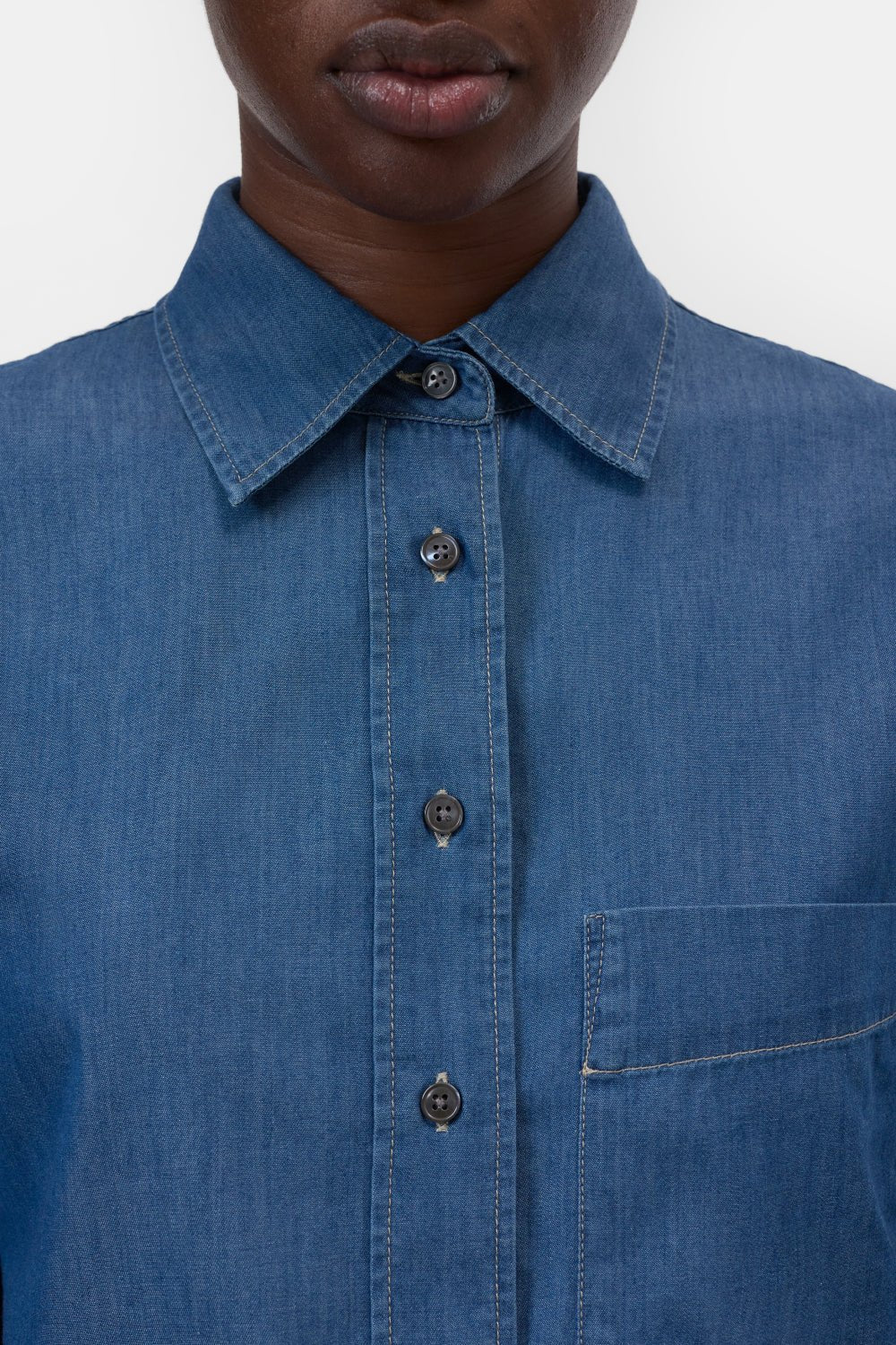 CLOSED CROPPED CLASSIC SHIRT - Den Lille Ida - Closed