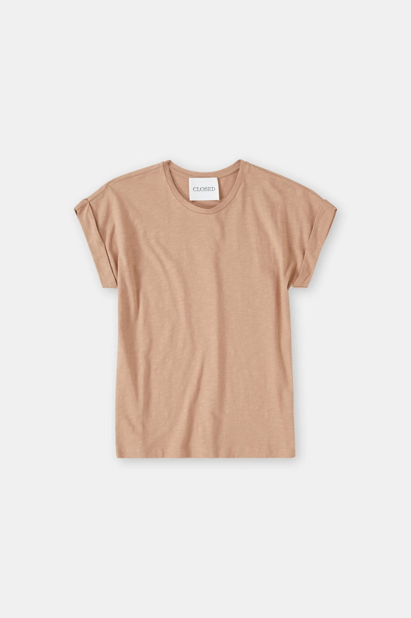 Closed Easy T - Shirt Biscotti Brown - Den Lille Ida - Closed