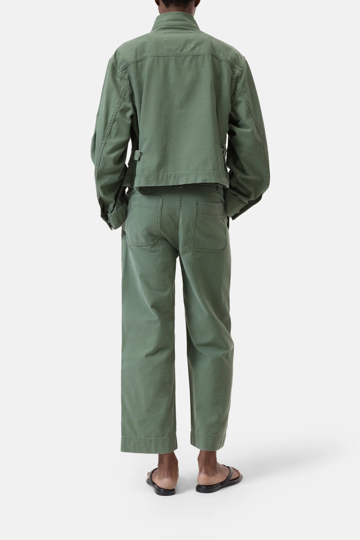 CLOSED CROPPED FIELD JACKET MATCHA GREEN - Den Lille Ida - Closed
