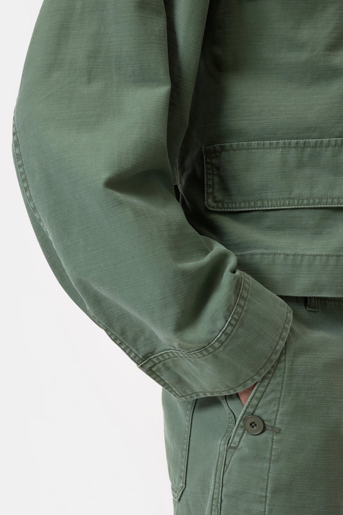 CLOSED CROPPED FIELD JACKET MATCHA GREEN - Den Lille Ida - Closed