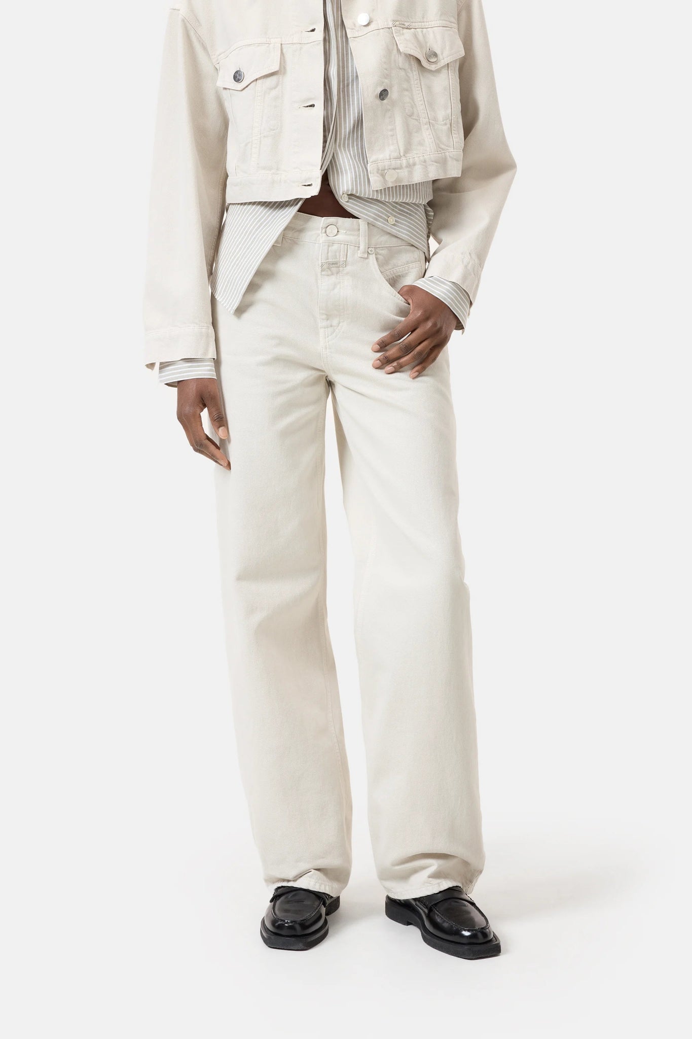 CLOSED GILLAN JEANS STONE BEIGE - Den Lille Ida - Closed