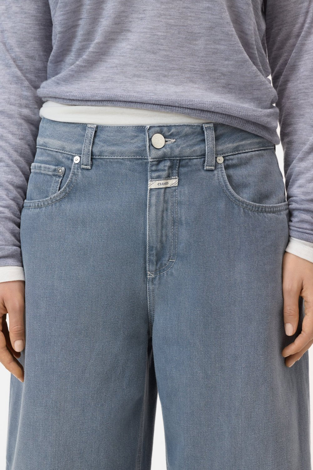 CLOSED JEANS JAZZIE MID GREY - Den Lille Ida - Closed