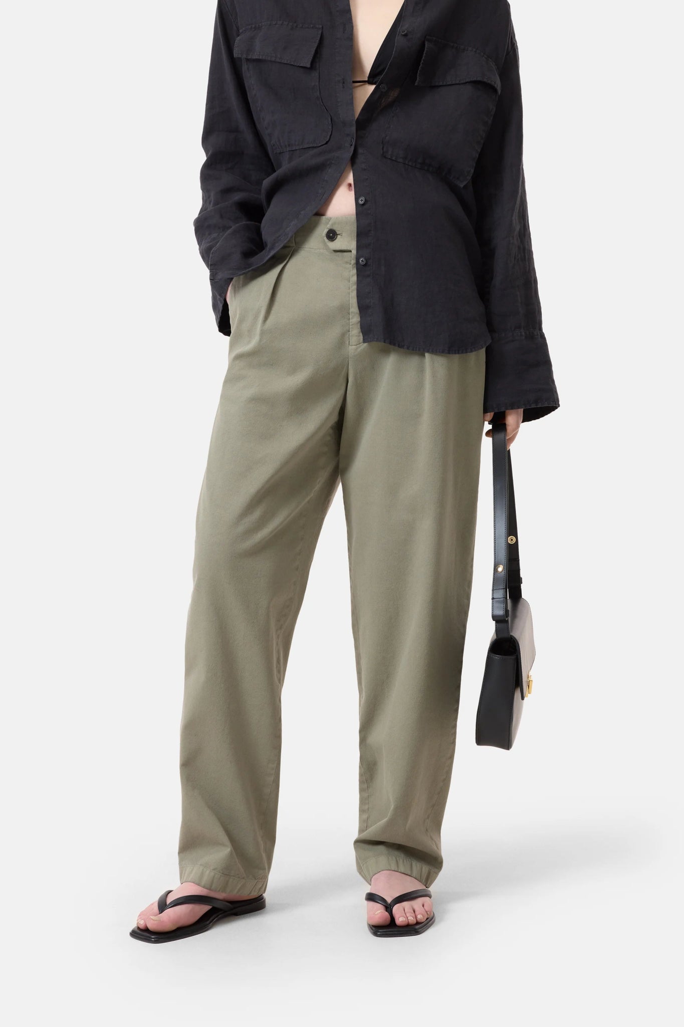 CLOSED PANTS MAWSON CHINO GREEN - Den Lille Ida - Closed