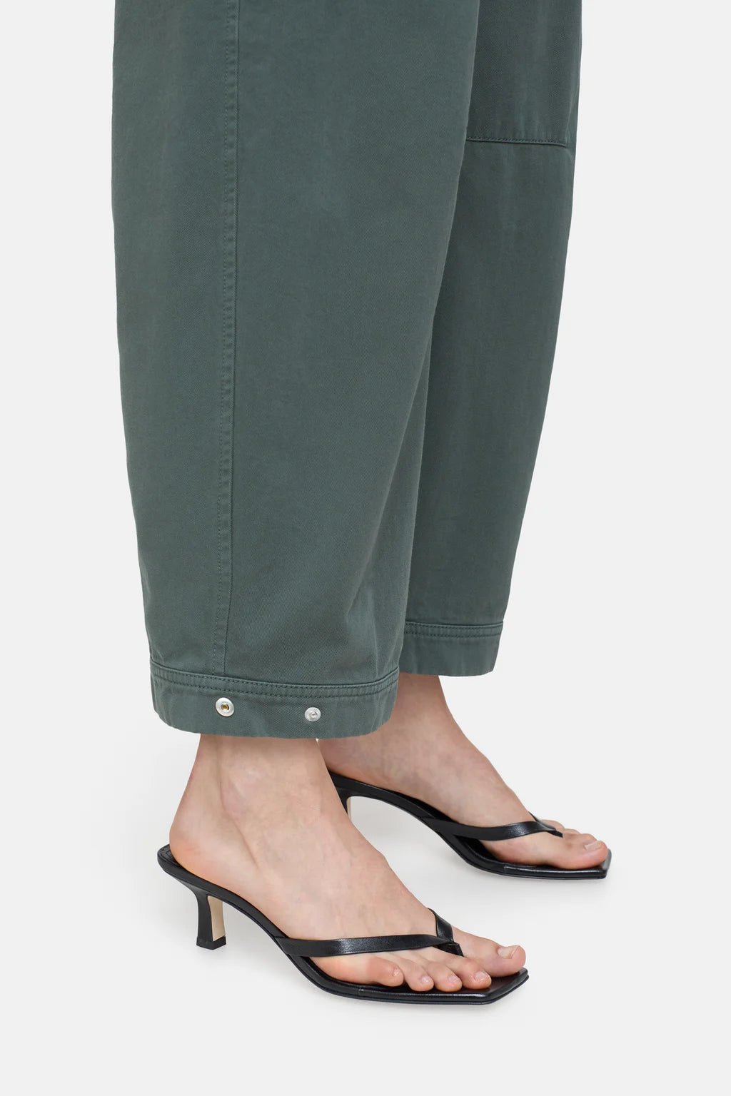 Closed Rhannon Relaxed Pants Pini Green - Den Lille Ida - Closed