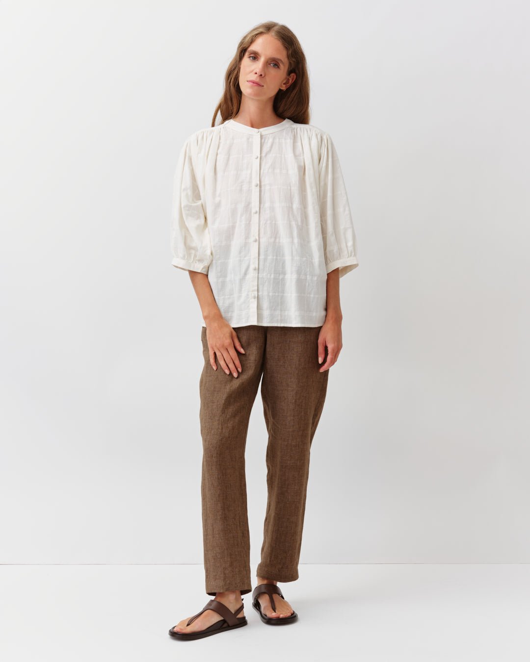 Diega Shirt Celesto Ecru - Den Lille Ida - Diega