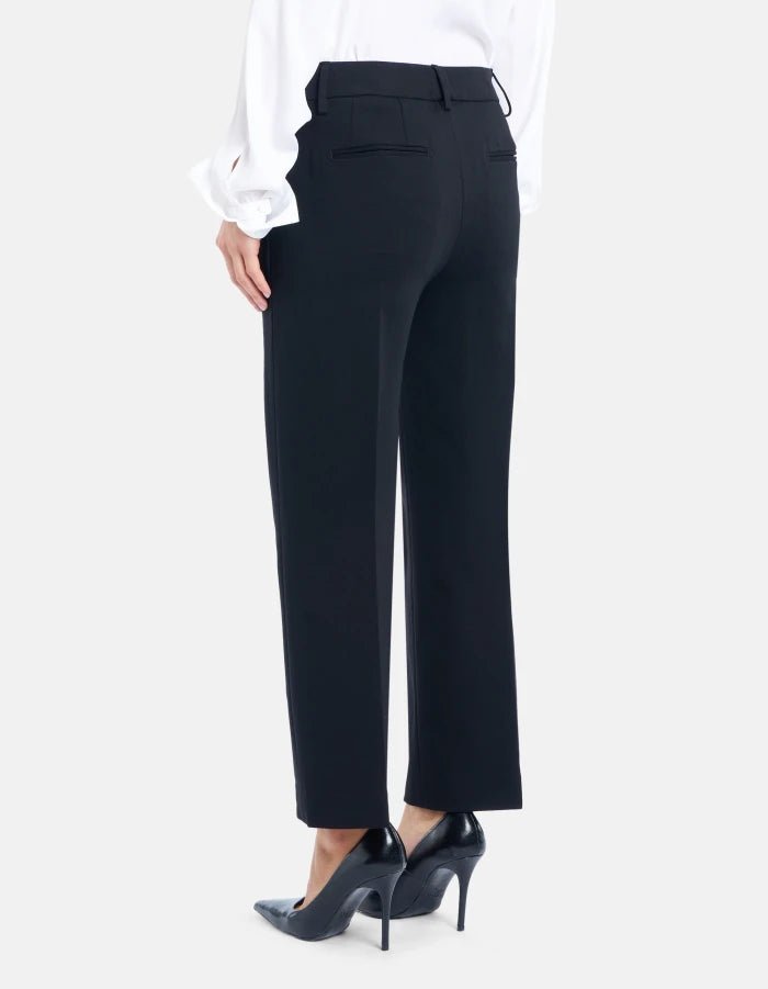 Dondup Meli Loose - fit Cropped Trousers in Jersey black - Den Lille Ida - Dondup