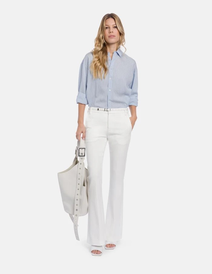 Dondup Shirt Blue and White Stripe - Den Lille Ida - Dondup