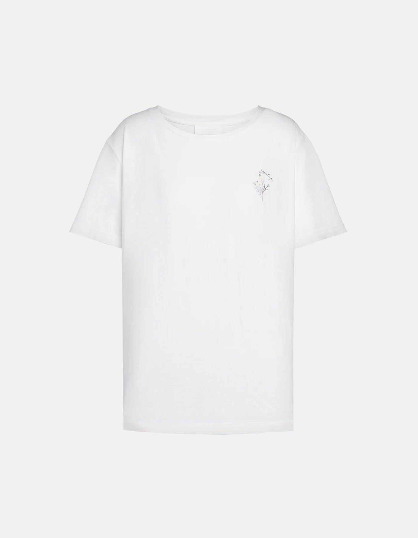 Dondup Slim - Fit Crew Neck T-Shirt in Lightweight Jersey - Den Lille Ida - Dondup