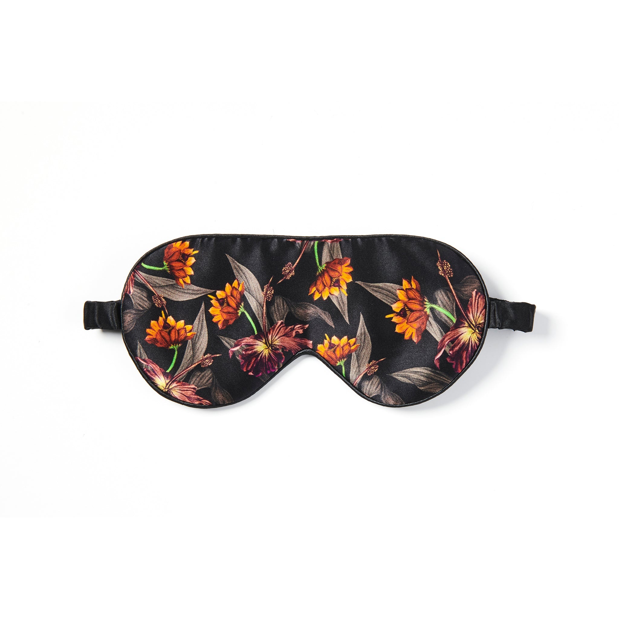 Fan Palm Eye Mask Black Hibiscus - Den Lille Ida - Fan Palm